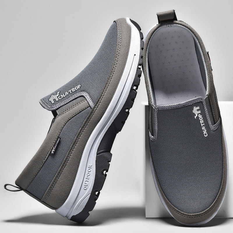 UnisexBreathable Sneakers – Comfortable Slip-On Casual Shoes for Spring and Autumn; Stylish, Lightweight Walking Shoes.