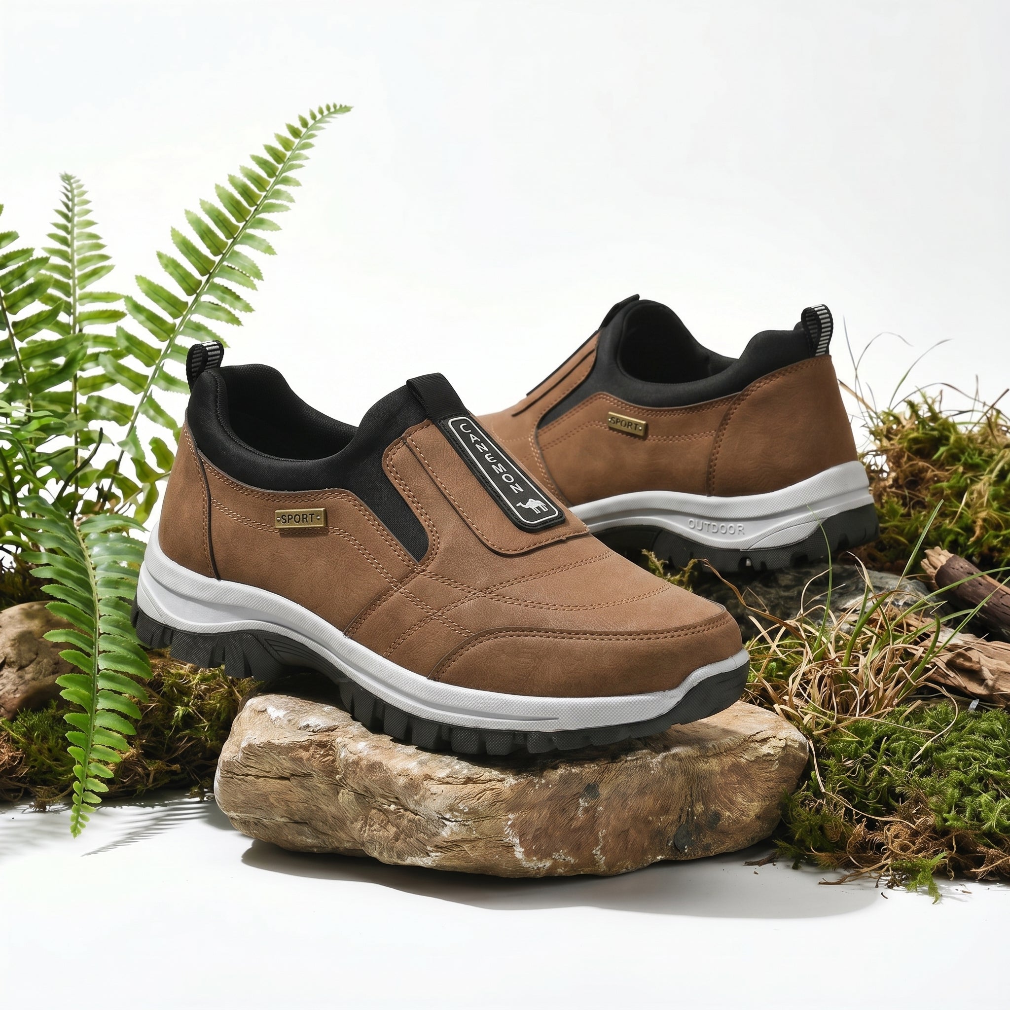 UnisexLightweight Breathable Versatile Casual Shoes – Outdoor-Style Casual Walking Slip-On Sneakers